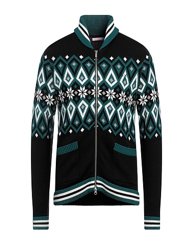 SUN 68 Cardigan Deep teal 50% Merino Wool, 50% Acrylic