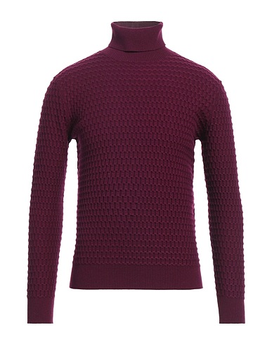 KANGRA Polo neck Plum 70% Wool, 20% Silk, 10% Cashmere