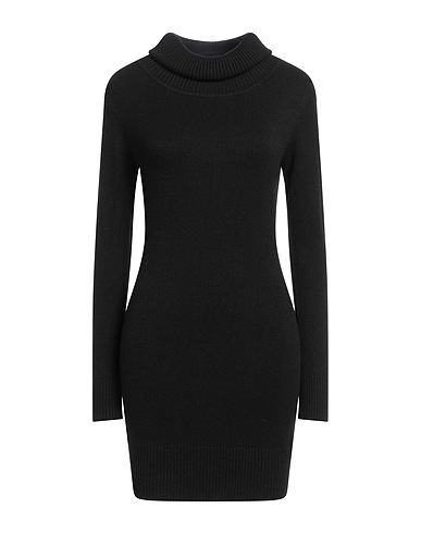 WHITE WISE Short dress ESSENTIAL BY WHITE WISE Black 56% Viscose, 27% Modal, 17% Nylon