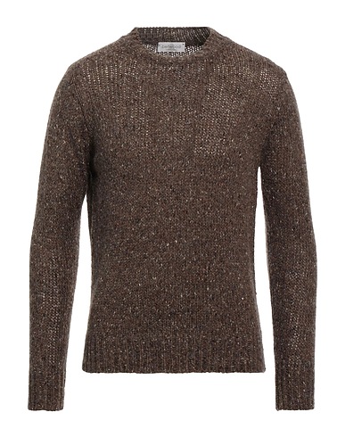 BELLWOOD Pullover Marrone 36% Fibre sintetiche, 25% Lana di alpaca, 22% Lana, 11% Seta, 6% Poliammide