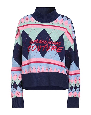 VERSACE JEANS COUTURE Dolcevita Verde chiaro 70% Acrilico, 30% Lana