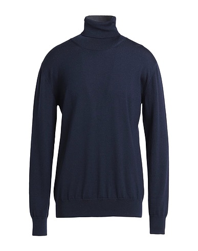 JIL SANDER Polo neck Midnight blue 100% Wool