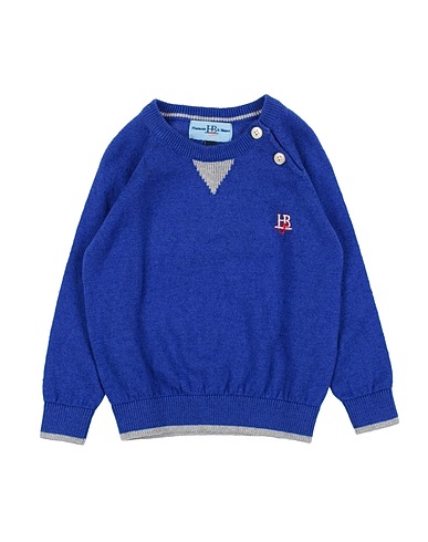 HARMONT & BLAINE Jumper Blue 80% Cotton, 20% Wool