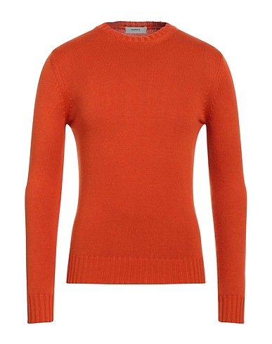 ALPHA STUDIO Jumper Orange 50% Cotton, 50% Acrylic