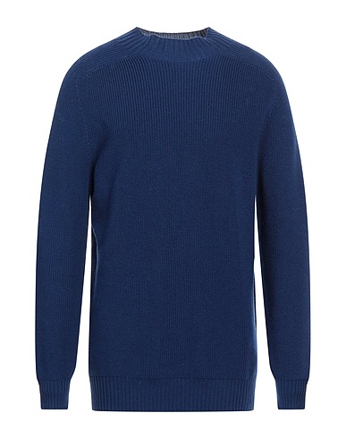 D4.0 Pullover Blu 100% Lana Vergine