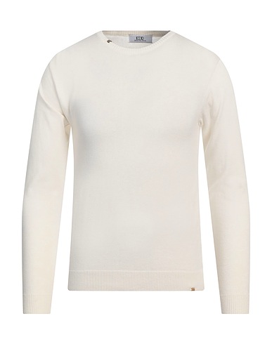EREDI DEL DUCA Sweater Cream 68% Polyacrylic, 19% Merino Wool, 10% Polyamide, 3% Elastane
