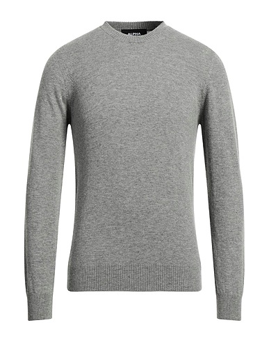 ALPHA STUDIO Sweater Grey 100% Geelong Wool