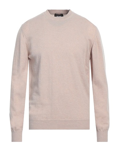 ALPHA STUDIO Sweater BEIGE 100% Geelong Wool