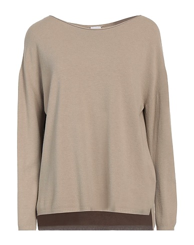 ELEONORA STASI Pullover Beige 65% Viscosa, 35% Poliammide