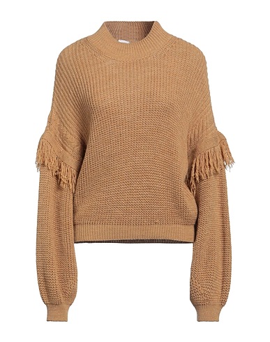 ELEONORA STASI Jumper Sand 75% Acrylic, 10% Viscose, 10% Wool, 5% Alpaca wool
