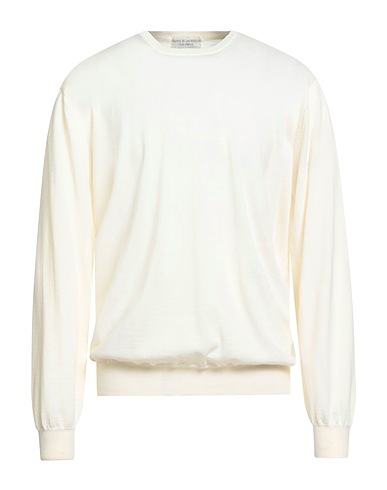 FILIPPO DE LAURENTIIS Pullover Off white 100% Super 120s Lana