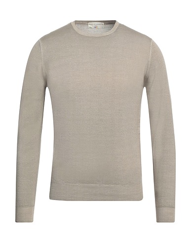 FILIPPO DE LAURENTIIS Jumper Khaki 100% Super 120s Wool