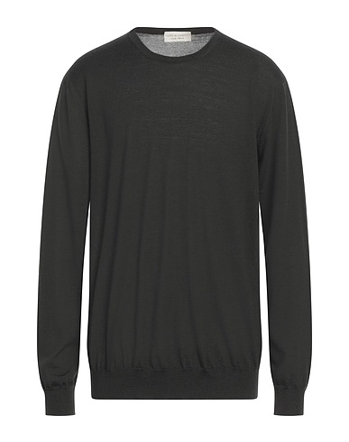 FILIPPO DE LAURENTIIS Pullover Dunkelgrün 100% Super 120s Wolle
