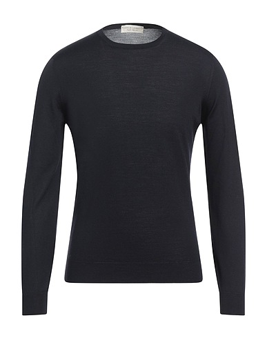 FILIPPO DE LAURENTIIS Pullover Marineblau 100% Super 120s Wolle