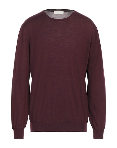 FILIPPO DE LAURENTIIS Jumper Plum 100% Super 120s Wool