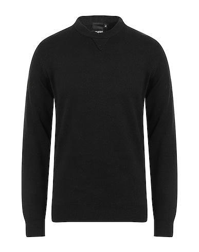 OUTHERE Pullover Nero 53% Cotone, 34% Nylon, 13% Lana