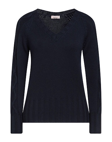 A.MANTÓ Sweater Navy 100% Merino Wool