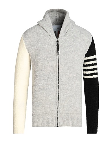 PMDS PREMIUM MOOD DENIM SUPERIOR Pullover mit Zipper  Hellgrau 29% Lamawolle, 29% Wolle, 29% Acryl, 12% Polyamid, 1% Elastan