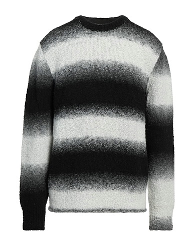 MESSAGERIE Pullover Nero 63% Acrilico, 17% Poliammide, 14% Lana, 6% Lana di alpaca
