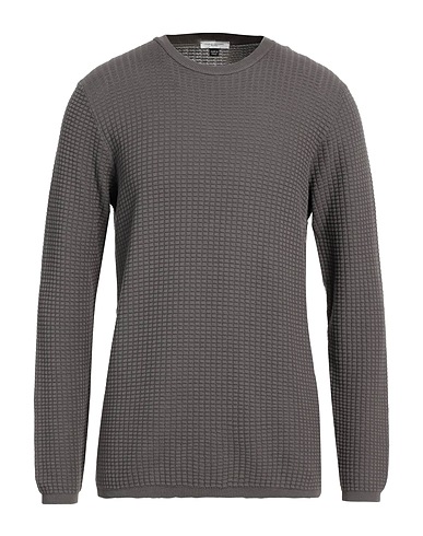 PAOLO PECORA Pullover Grau 100% Baumwolle