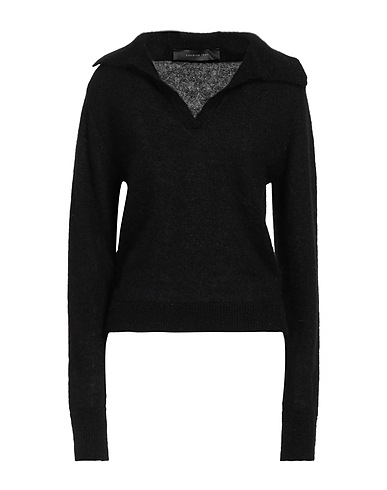 FEDERICA TOSI Sweater Black 35% Mohair wool, 35% Alpaca wool, 30% Polyamide