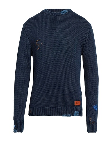 SCOTCH & SODA Jumper Navy blue 98% Cotton, 2% Other Fibres