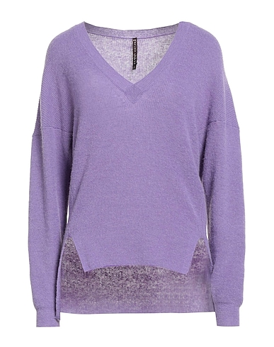 MANILA GRACE Jumper Purple 55% Polyamide, 25% Wool, 20% Alpaca wool