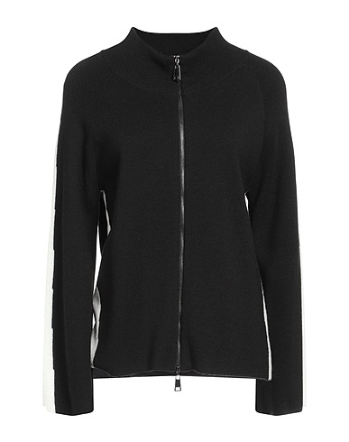 CARACTÈRE Cardigan Black 50% Polyacrylic, 50% Wool
