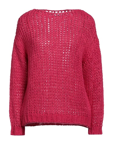 CARACTÈRE Jumper Fuchsia 45% Polyacrylic, 35% Polyamide, 20% Alpaca wool