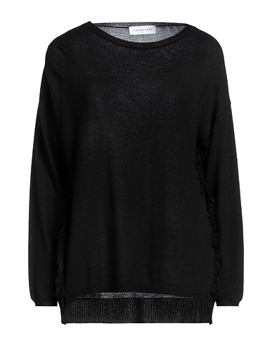 CARACTÈRE Jumper Black 50% Polyacrylic, 50% Virgin Wool