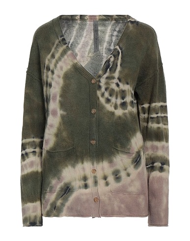 RAQUEL ALLEGRA Cardigan Military green 70% Merino Wool, 30% Cashmere