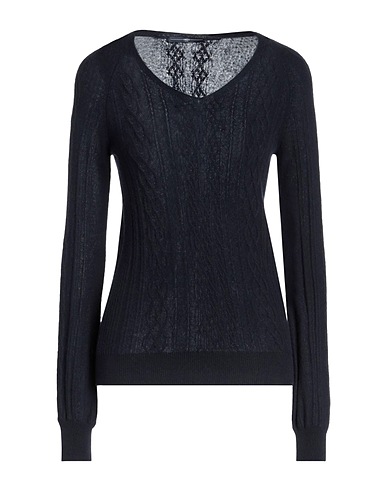 HIGH Pullover Nachtblau 65% Schurwolle, 35% Nylon