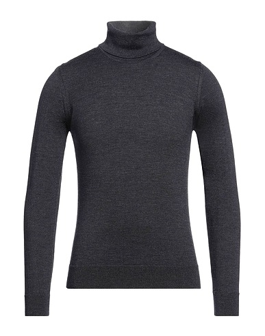 ALPHA STUDIO Rollkragenpullover Braungrau 100% Merinowolle