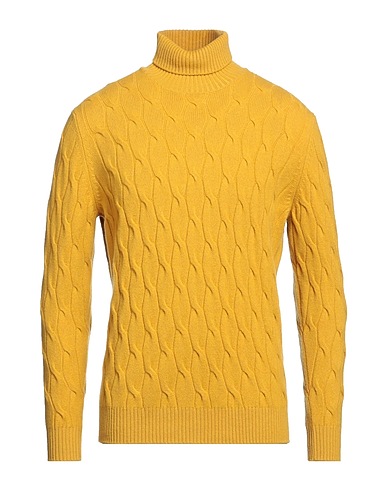 GIAMPAOLO Polo neck Marigold 90% Super 120s Wool, 10% Cashmere