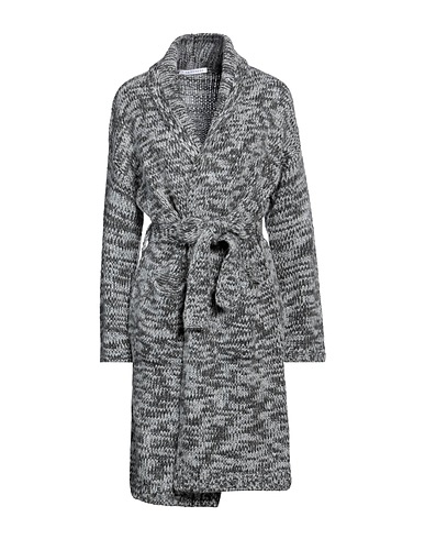 CARACTÈRE Cardigan Grey 50% Polyacrylic, 32% Polyamide, 10% Alpaca wool, 4% Wool, 4% Viscose