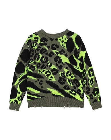 ANIYE BY Jumper Military green 45% Viscose, 25% Wool, 25% Polyacrylic, 5% Cashmere