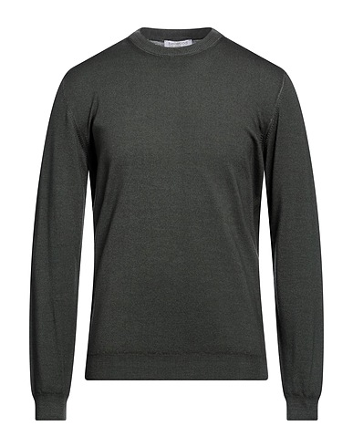 BELLWOOD Sweater Military green 100% Merino Wool