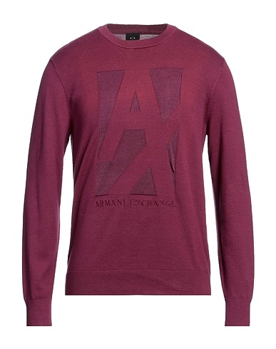 ARMANI EXCHANGE Pullover Porpora 96% Cotone, 4% Viscosa