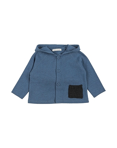 ZHOE & TOBIAH Strickjacke Taubenblau 65% Baumwolle, 19% Acryl, 11% Andere Fasern, 5% Elastan, Wolle
