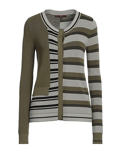 HIGH Cardigan Verde militare 86% Rayon, 14% Poliestere