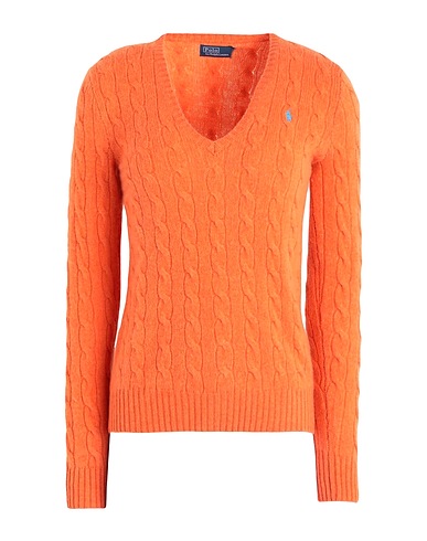 POLO RALPH LAUREN Pullover Arancione 80% Lana, 20% Cachemire