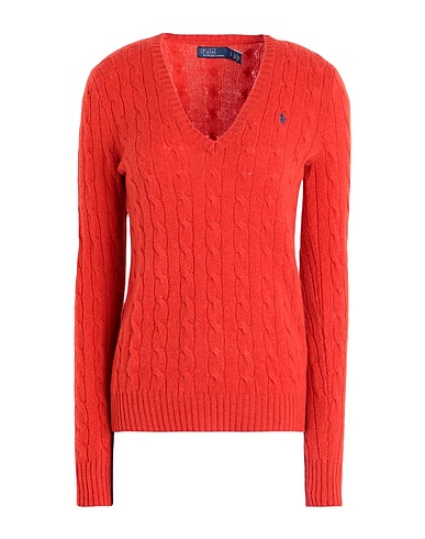 POLO RALPH LAUREN Jumper Rust 80% Wool, 20% Cashmere