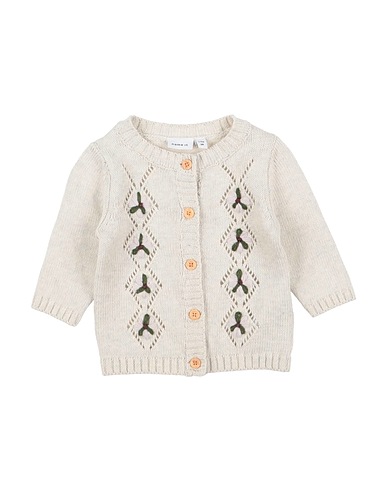 NAME IT® Strickjacke Beige 100% Organische Baumwolle