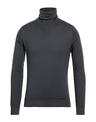 FILIPPO DE LAURENTIIS Rollkragenpullover COLORS Braungrau 100% Super 120s Wolle