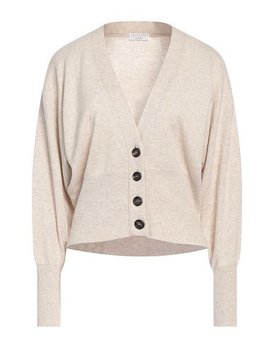BRUNELLO CUCINELLI Cardigan Ivory 60% Virgin Wool, 30% Cashmere, 10% Silk