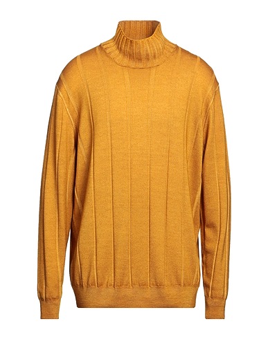 FILIPPO DE LAURENTIIS Turtleneck Mustard 100% Merino Wool