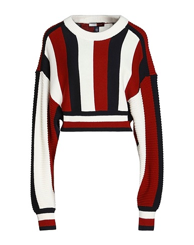 HILFIGER COLLECTION Sweater Burgundy 58% Cotton, 31% Polyester, 11% Wool
