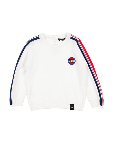 DANIELE ALESSANDRINI Pullover Bianco 97% Viscosa, 3% Elastan