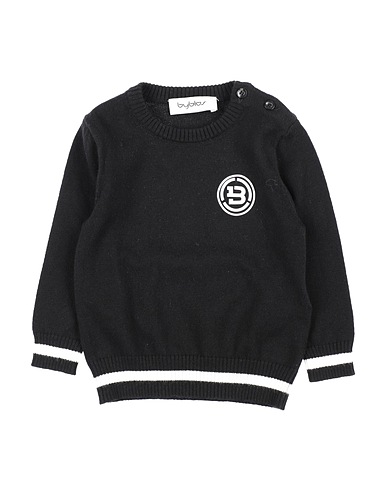 BYBLOS Jumper Black 95% Cotton, 5% Cashmere