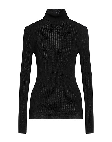 PIANURASTUDIO Polo neck Black 60% Acrylic, 20% Wool, 20% Viscose